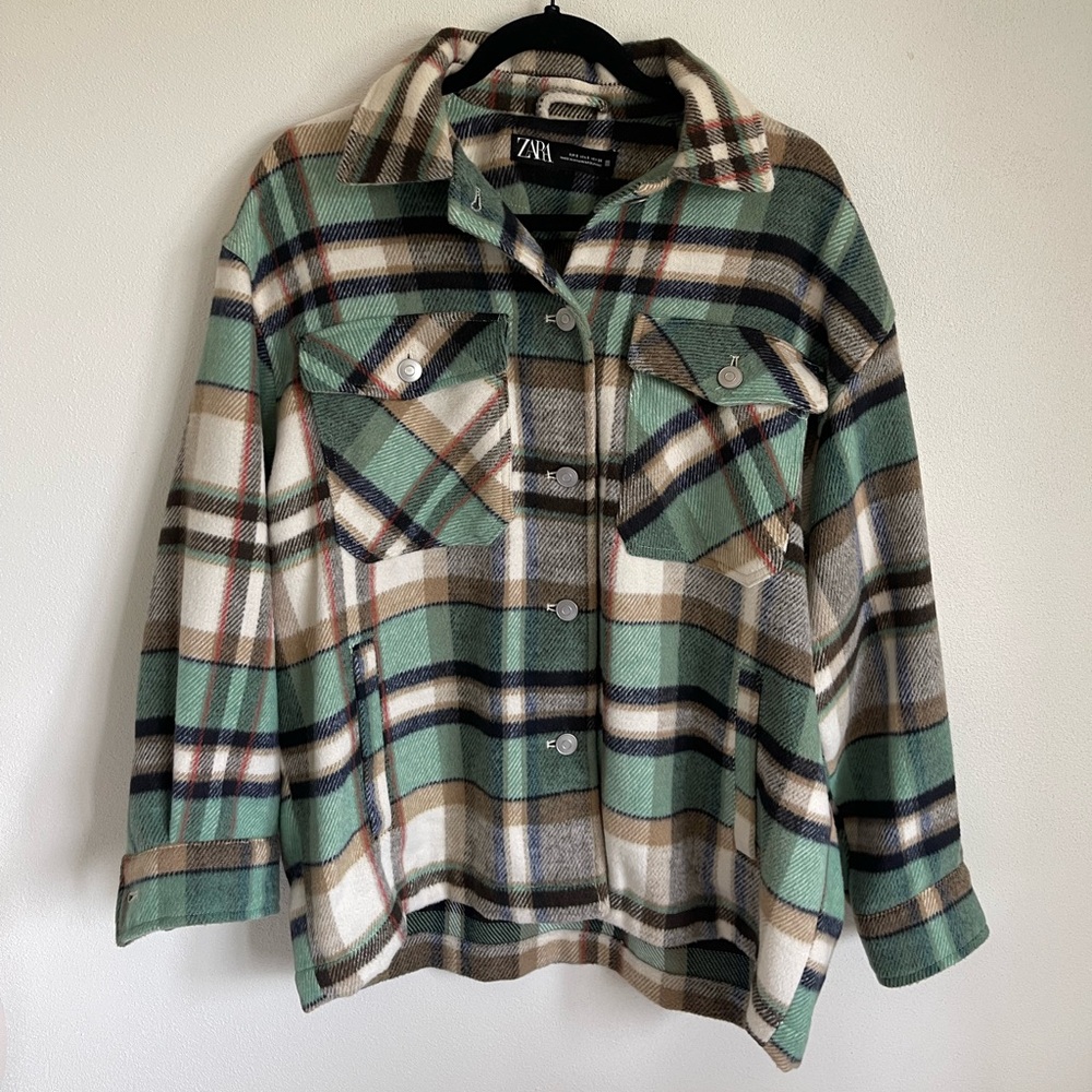 Zara Women’s Flannel Jacket